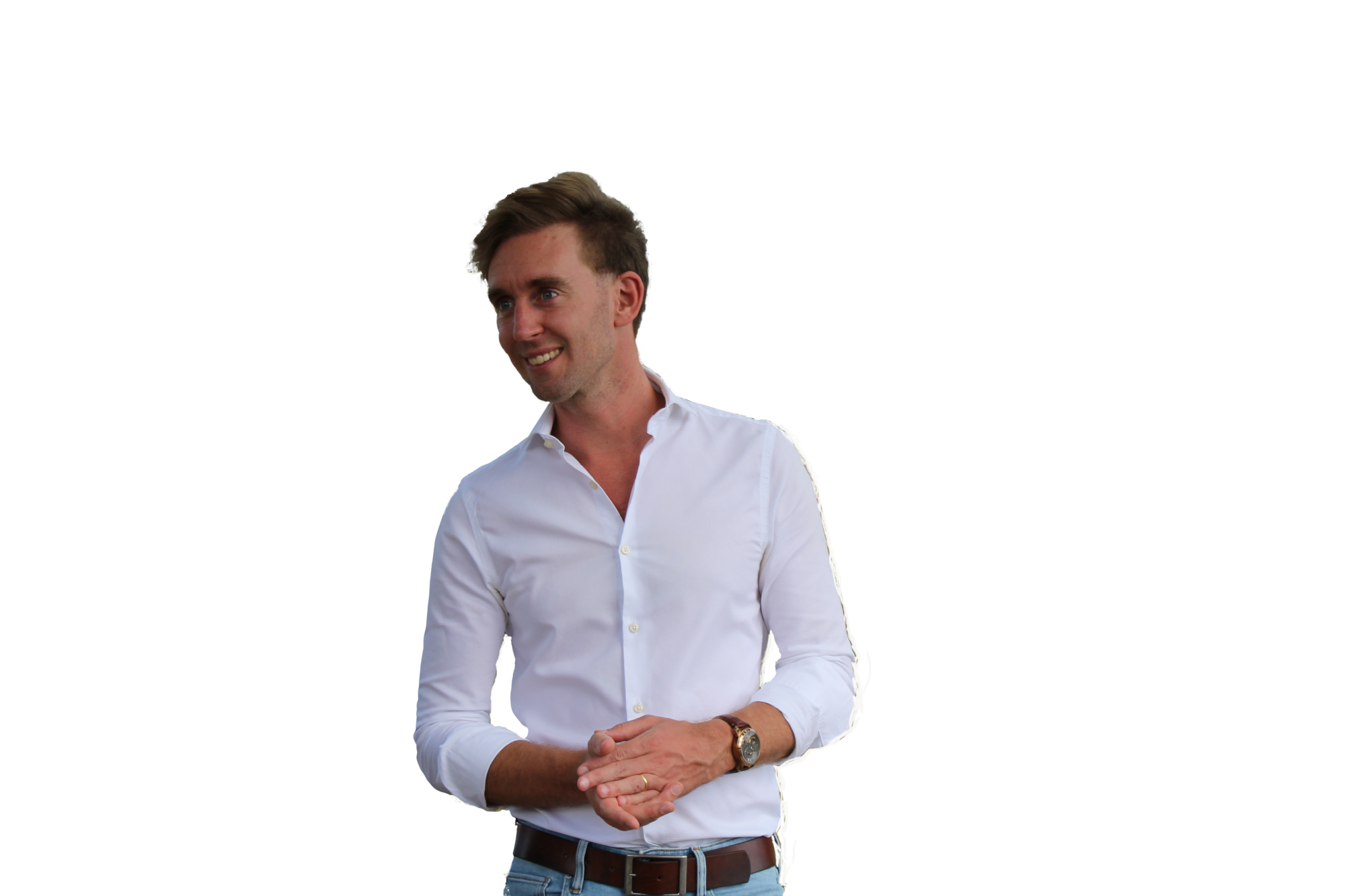 Didier rechtopstaand